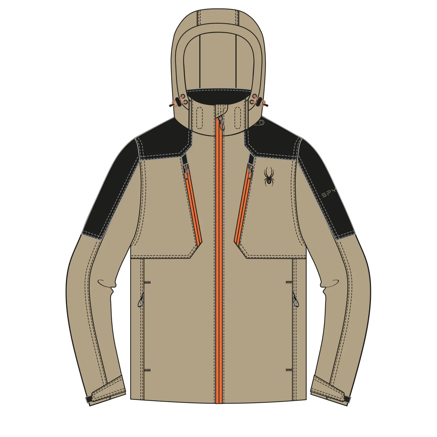 Skijacke mit Kapuze Spyder Mandatory
