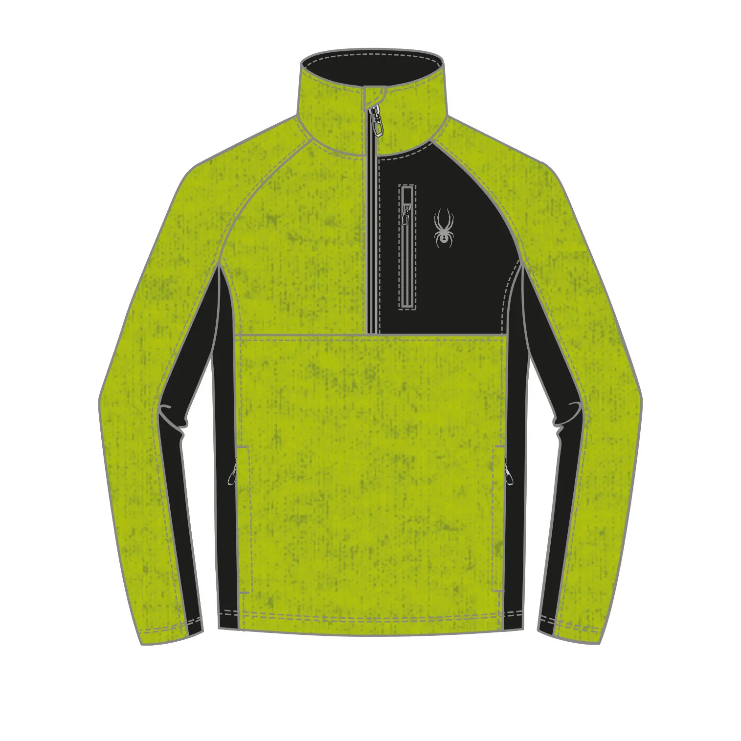 Fleece 1/4 Reißverschluss Spyder Core