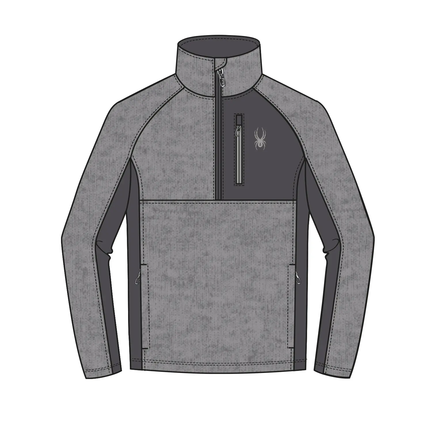Fleece Spyder Quarter ZI