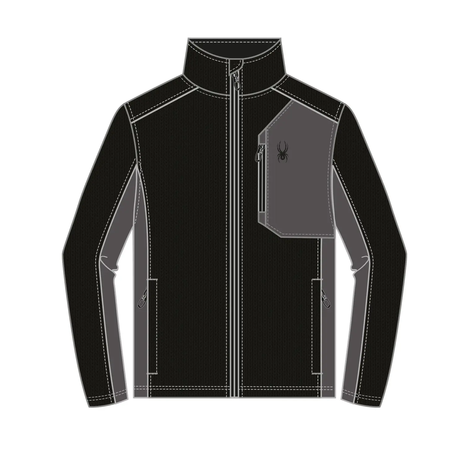 Fleece mit Reißverschluss Spyder Core