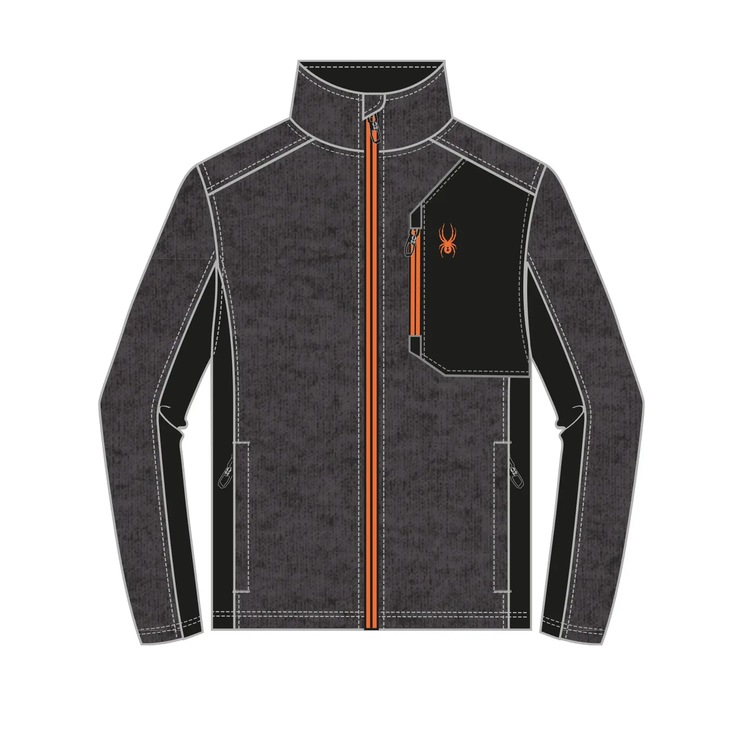 Fleece met rits Spyder Core