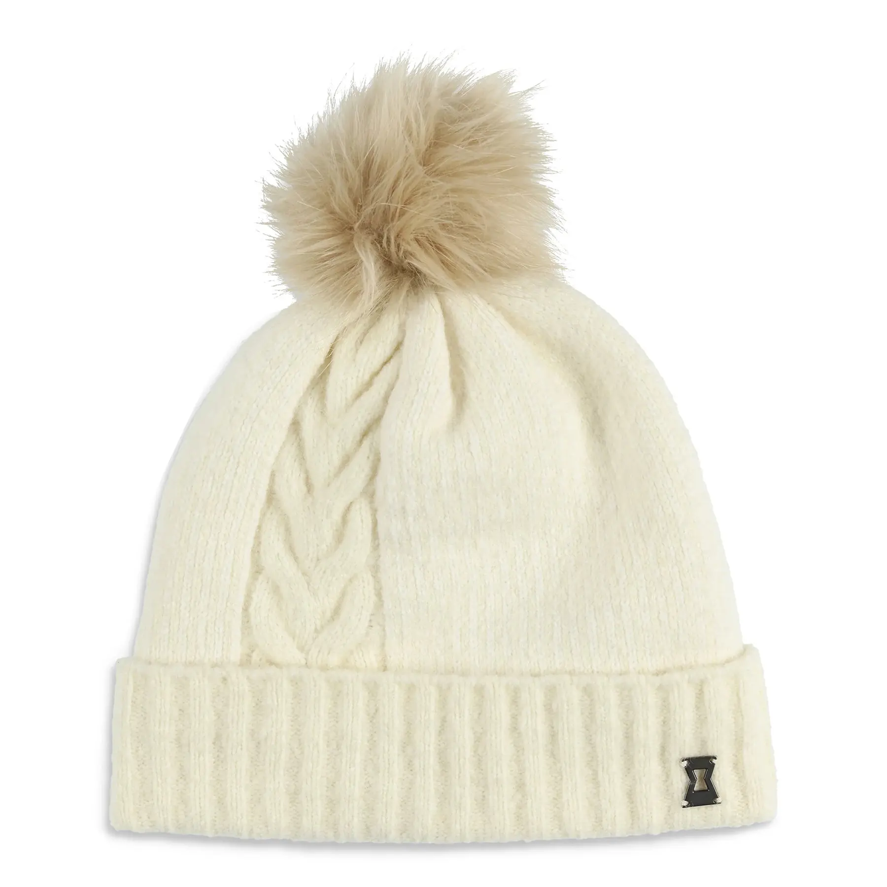 Muts met pompon Spyder Plait