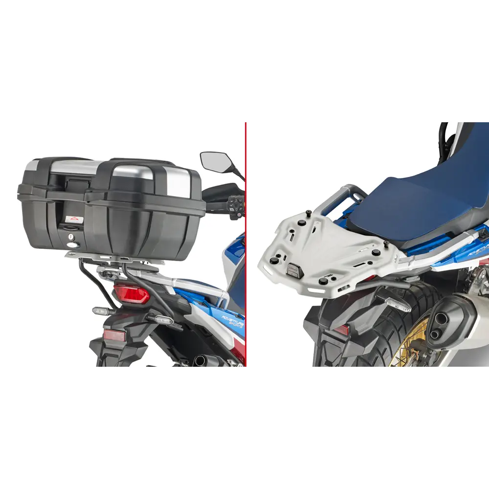 Motorrad-Topcase-Halterung Givi Monokey ou Monolock Honda CRF 1100L Africa Twin (20)
