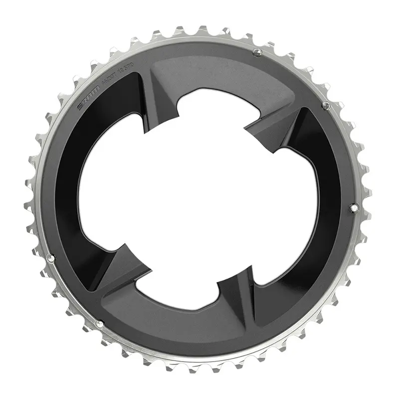 Plateau en aluminium avec couvrecle Sram Rival 107 BCD 48 T