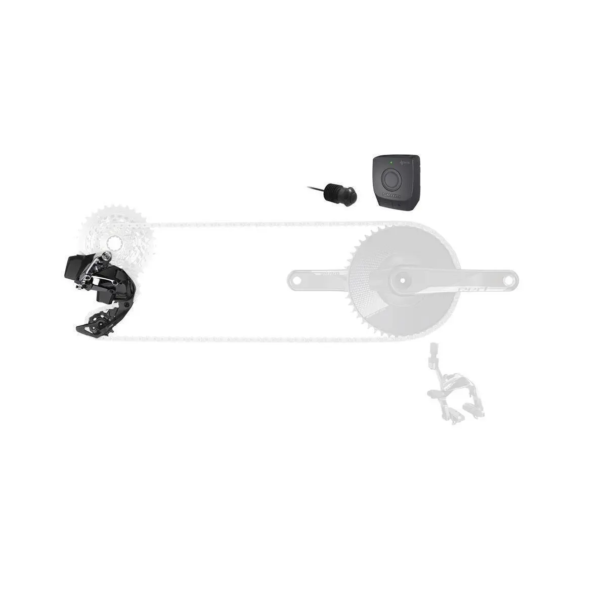 Weg groep Sram Red Etap Axs Groupset Clm/Tri