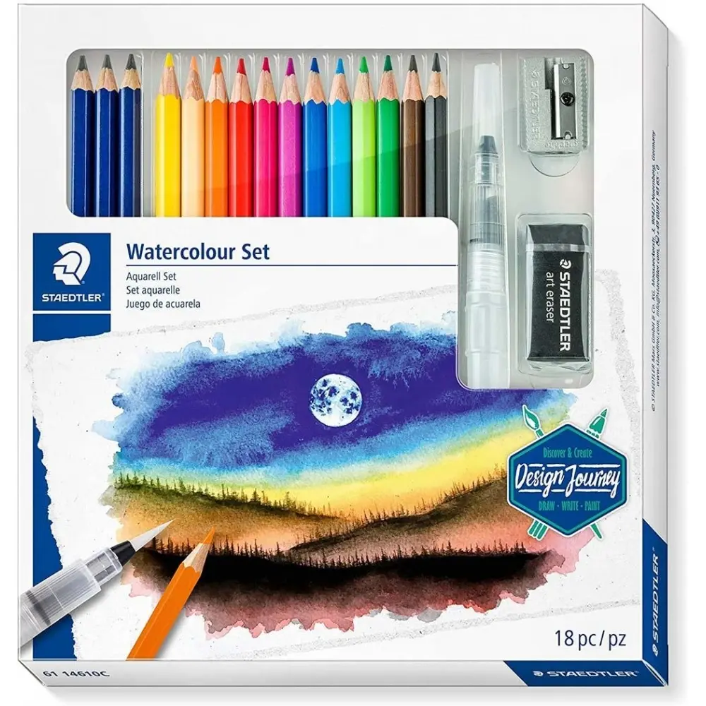 Set Ausmalen von Buchstaben Staedtler Design journey