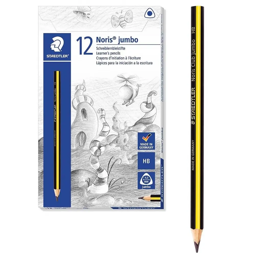 Schachtel mit 12 Bleistiften Staedtler Jumbo Triplus