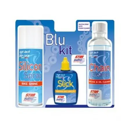 Kettingreinigingsset Star BluBike Blue