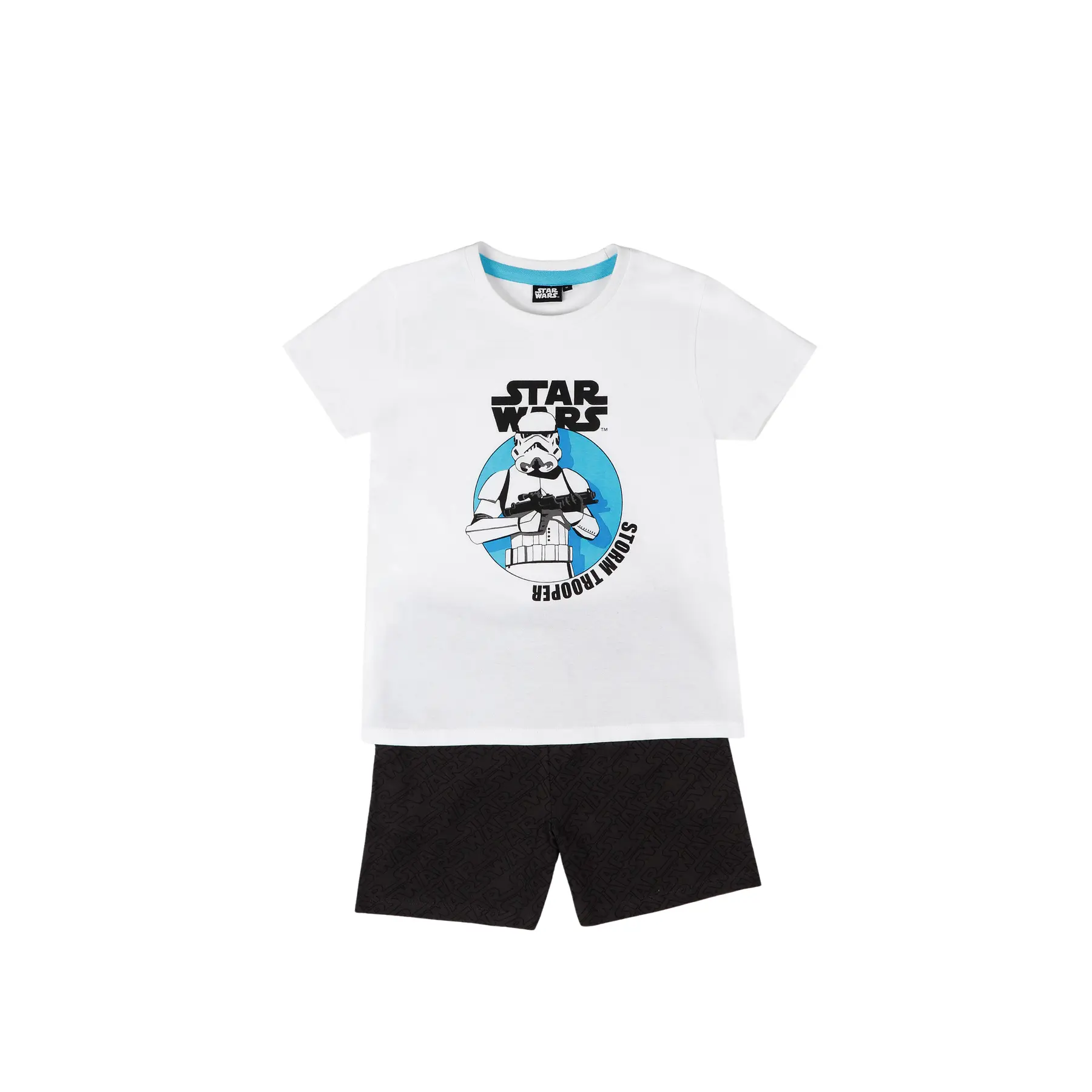 Star Wars Jungen Weiß Kinderpyjama Stormtrooper