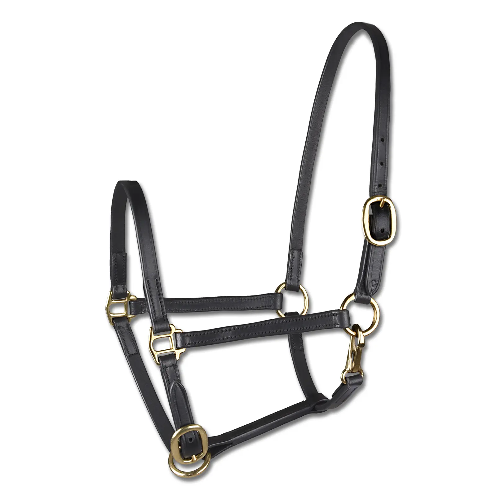 Presentation bridle for Mini-Shetland in leather Star