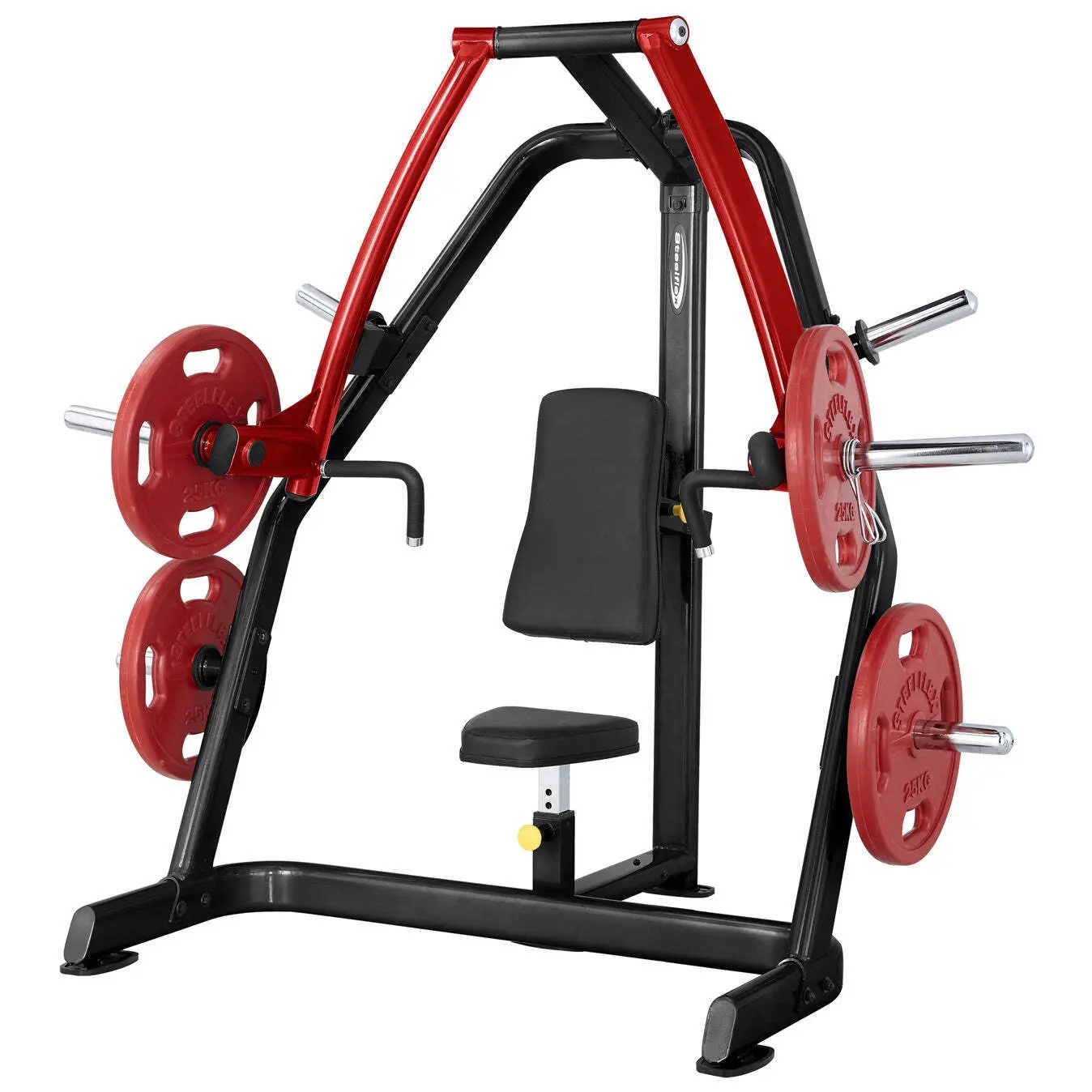 Zittende borstdruk gewichtsplaat Steelflex