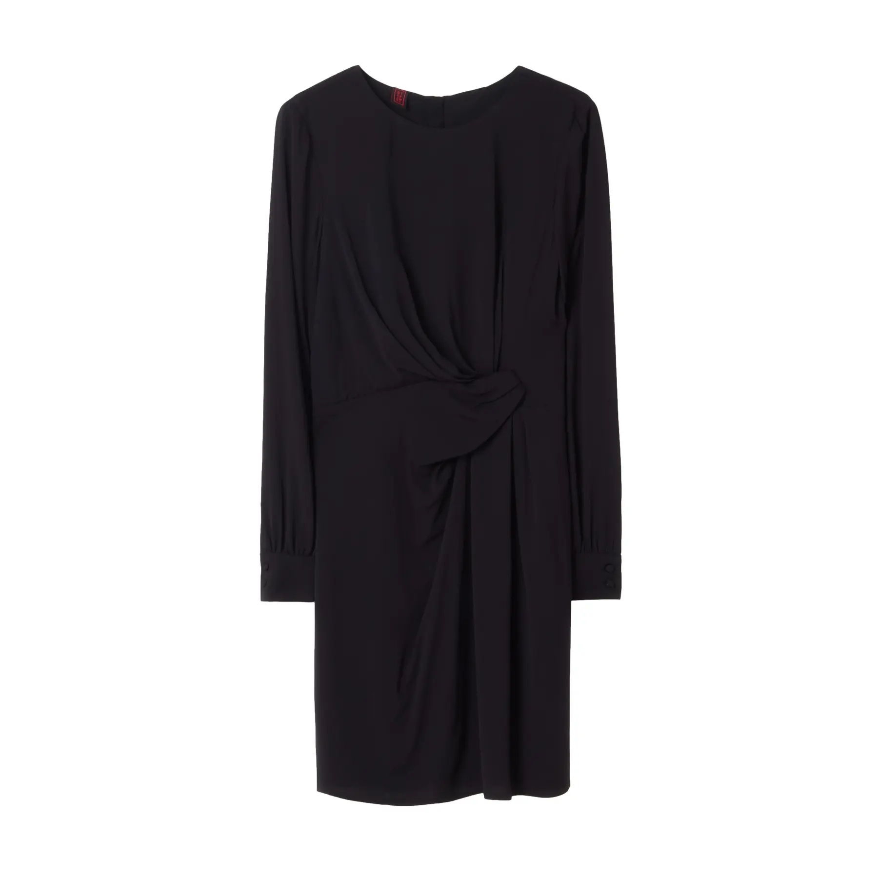 Stefanel Women's Noir Crepe Dress