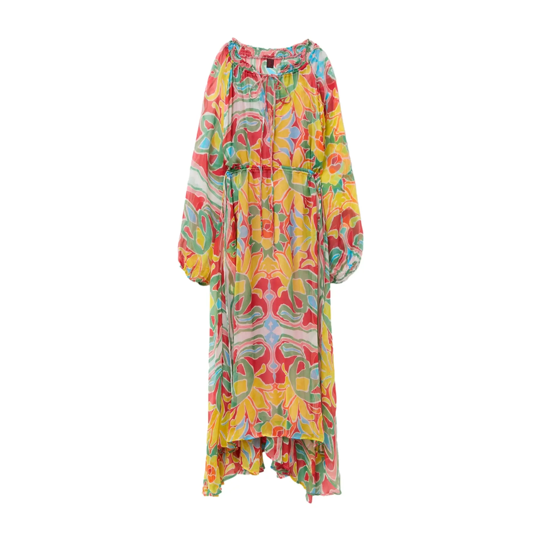 Robe Longue Femme Stefanel Chiffon-image