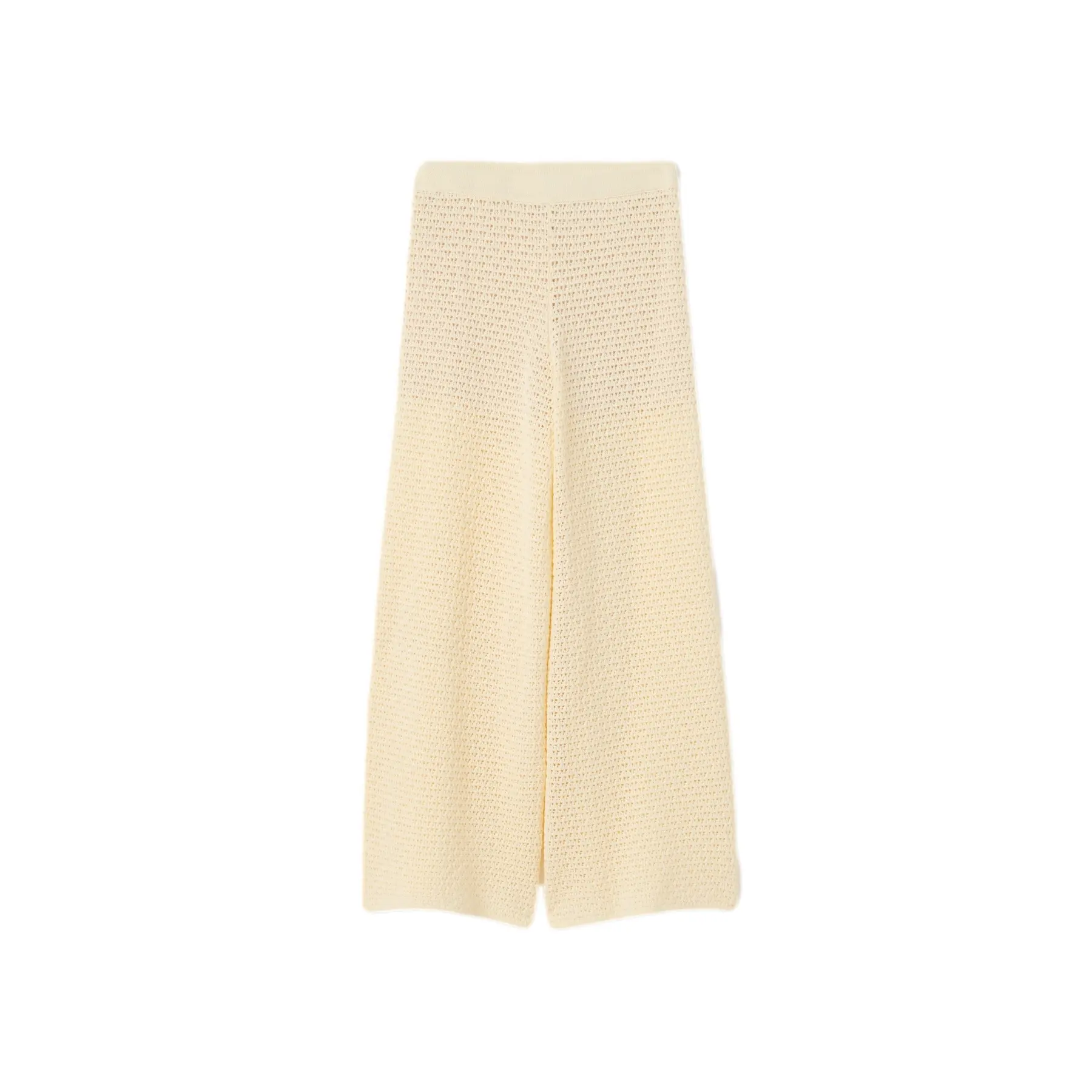 Pantaloni wide-leg in crochet donna Stefanel