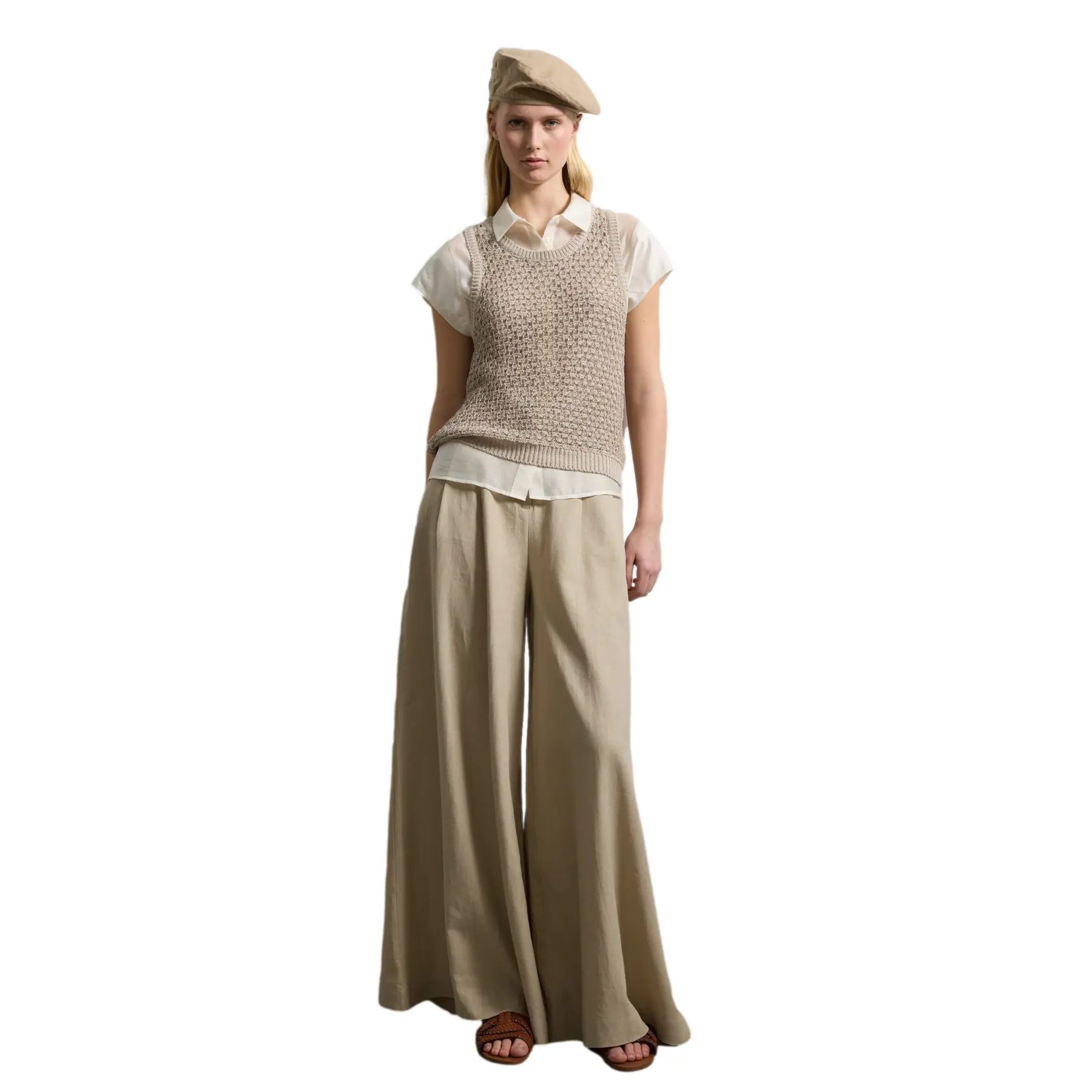 Raffia-Berret Damen Stefanel