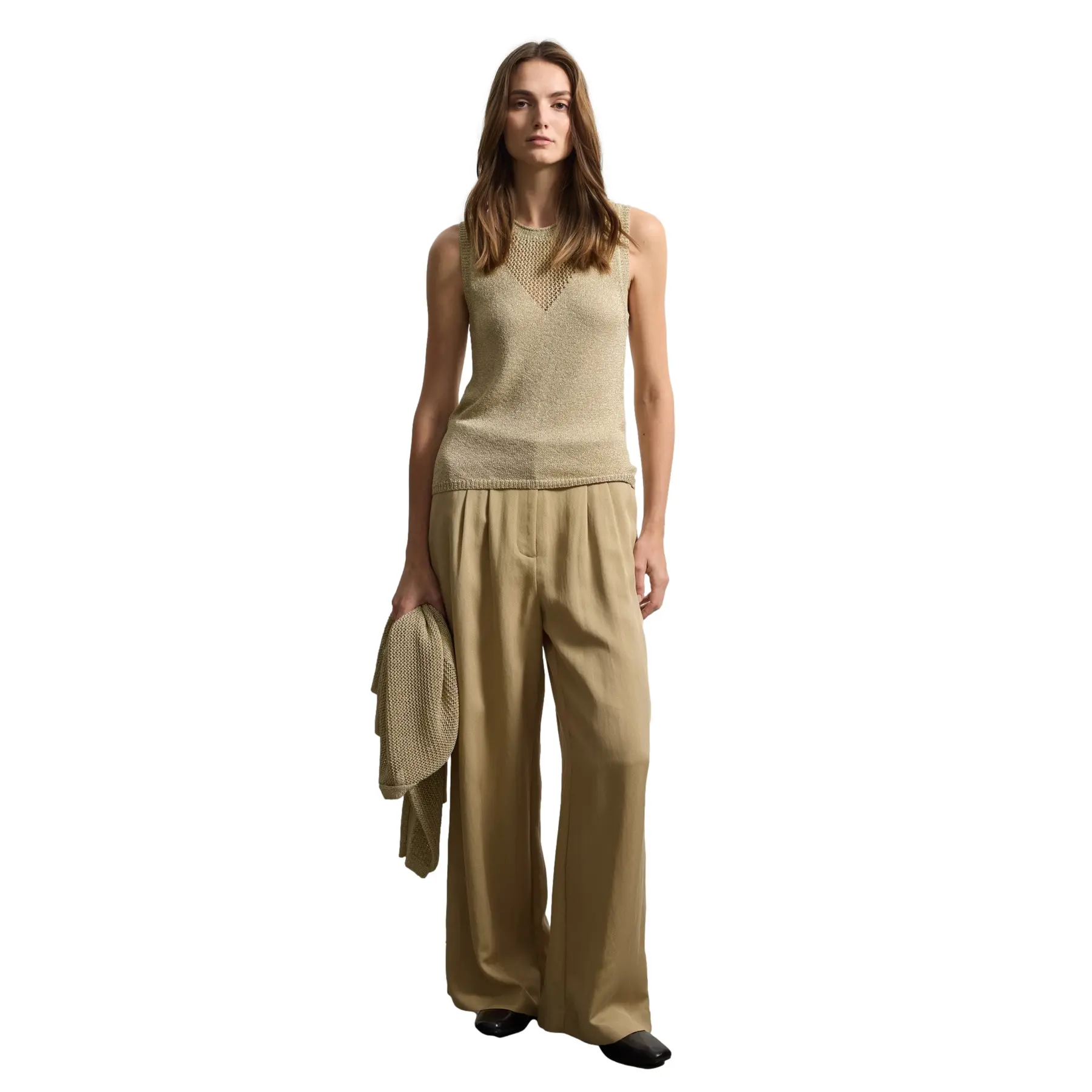 Pantaloni in lyocell donna Stefanel