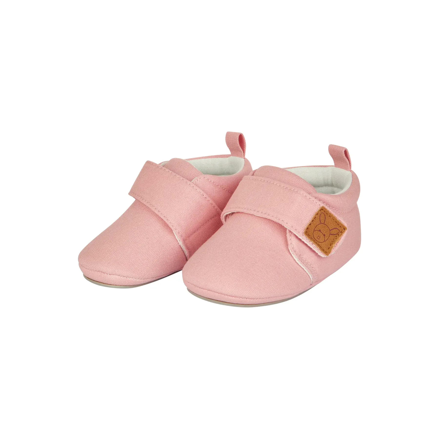 Chaussons en toile avec fermeture velcro bébé fille Sterntaler