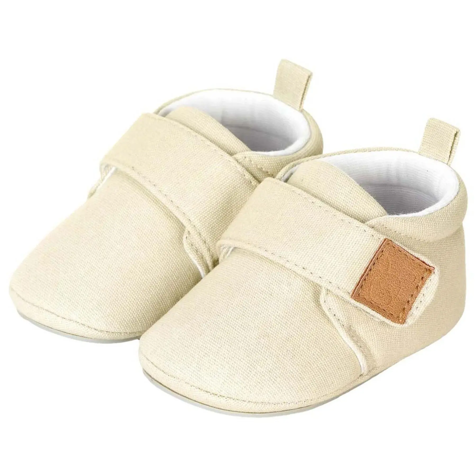 Chaussons en toile avec fermeture velcro bébé Sterntaler