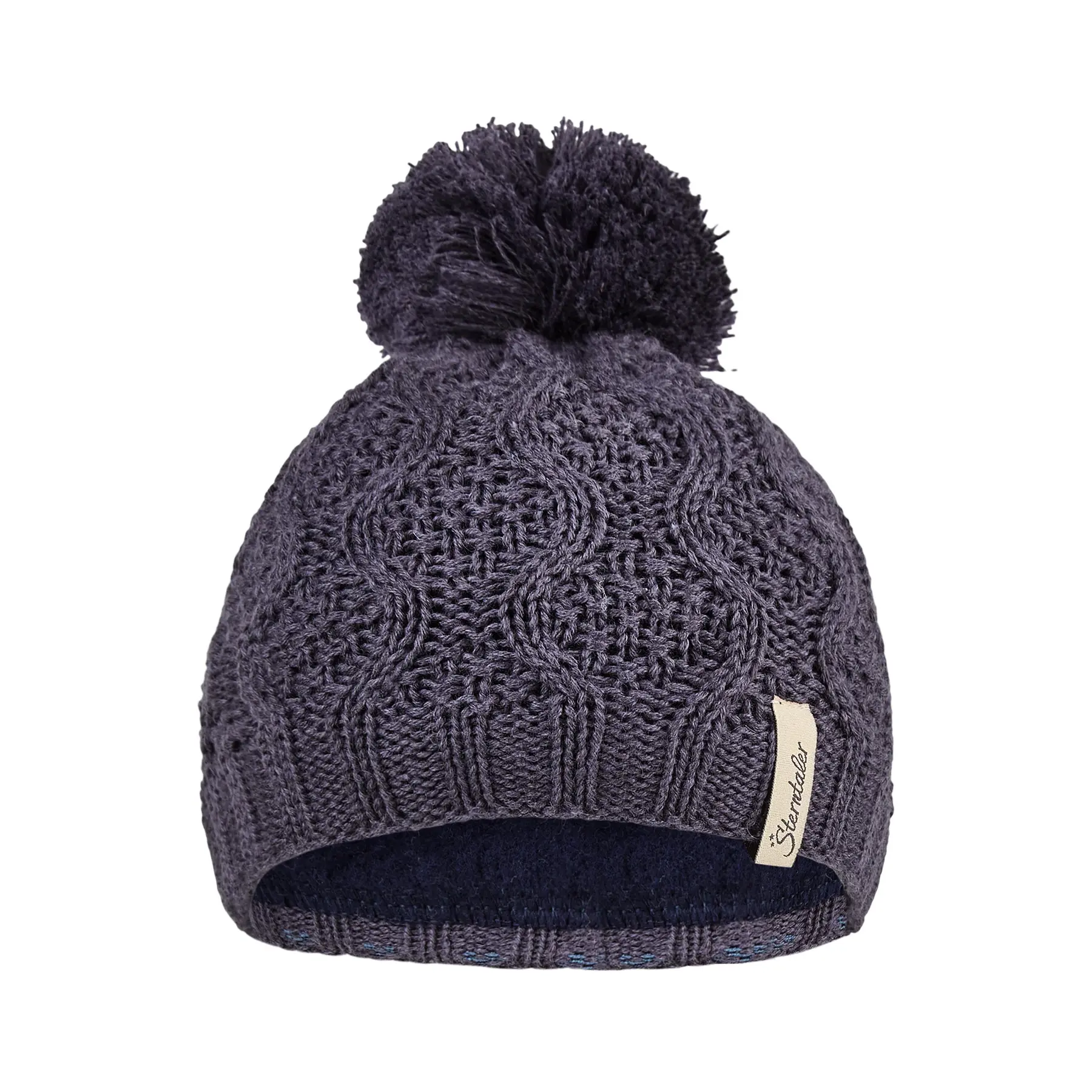 Bonnet à pompons doublé de polaire bébé Sterntaler Bonnet à pompons doublé de polaire bébé Sterntaler