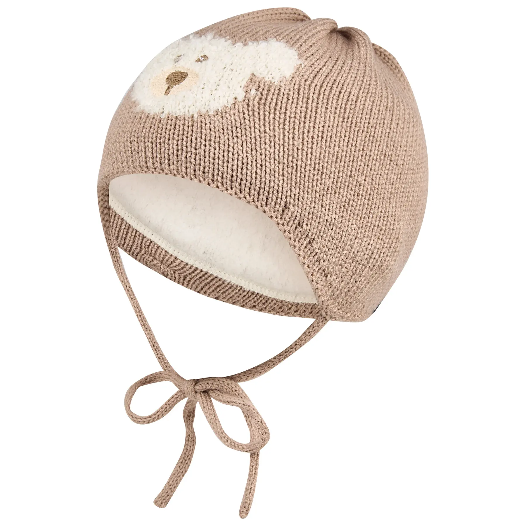 Bonnet tricotée à motif d'ours bébé Sterntaler Bonnet tricotée à motif d'ours bébé Sterntaler