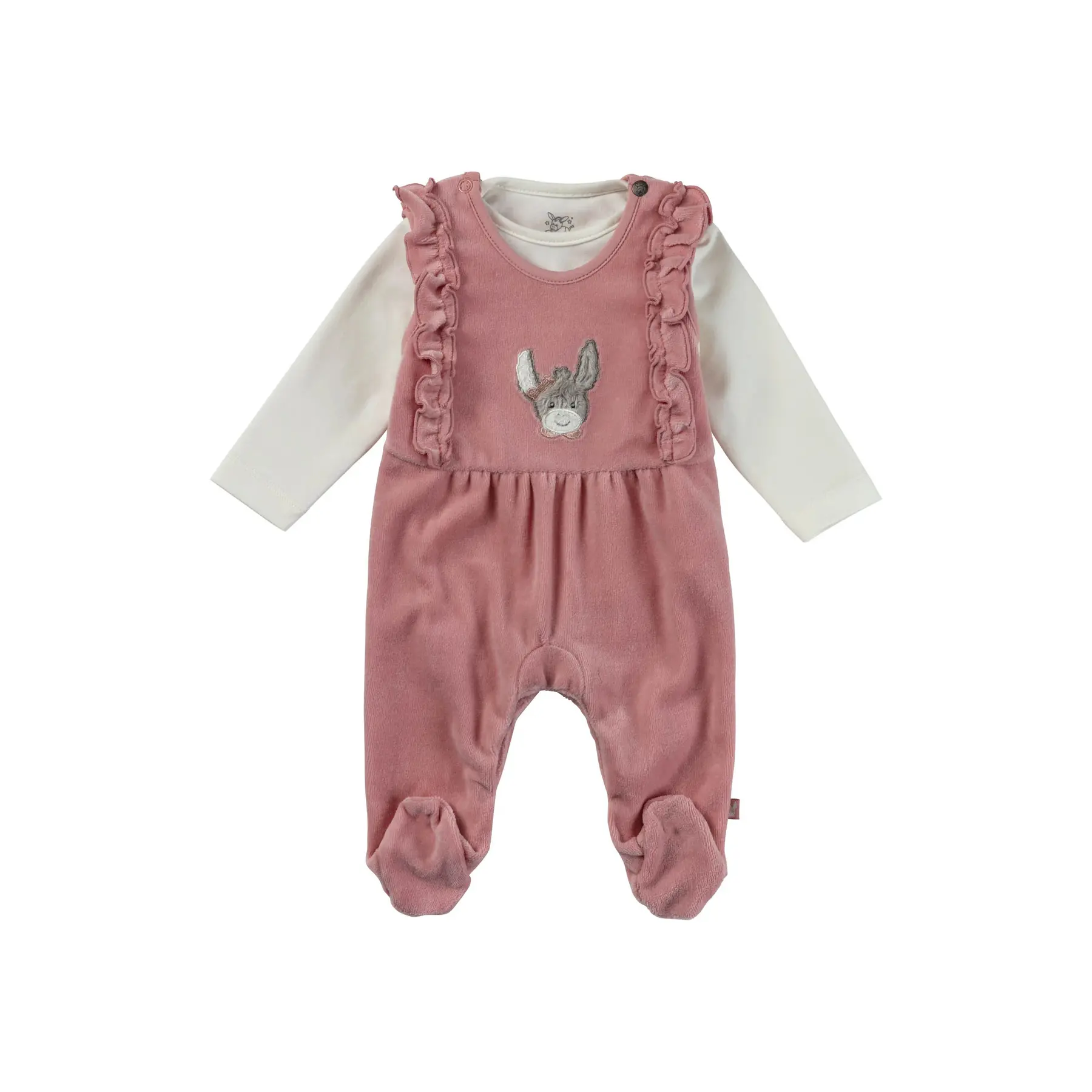 Ensemble grenouillère et sweat bébé fille Sterntaler Emmi