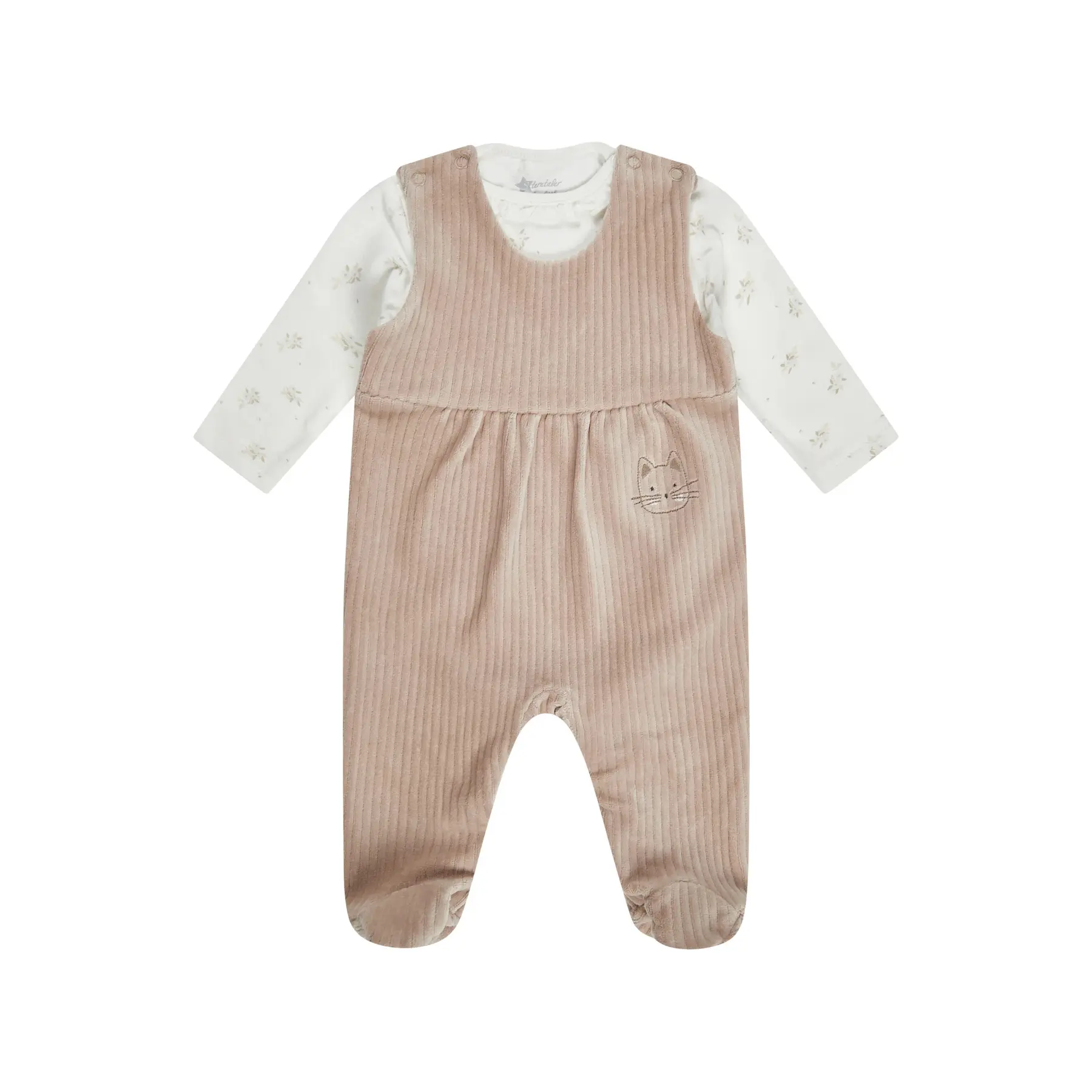 Ensemble grenouillère et sweat bébé fille Sterntaler Lilly