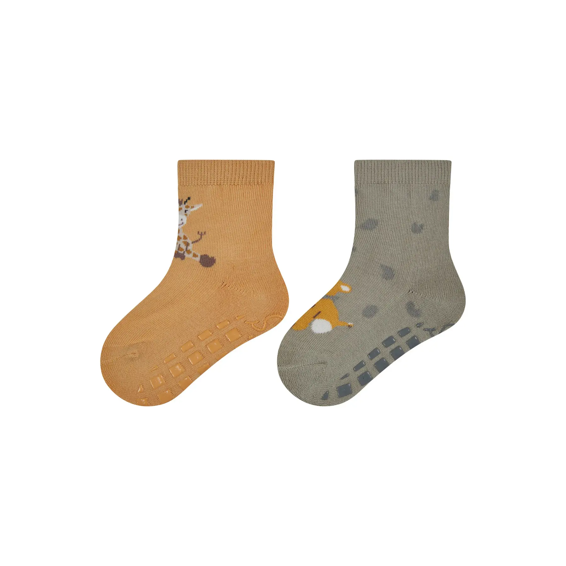 Chaussettes antidérapante bébé Sterntaler Safari (x2)