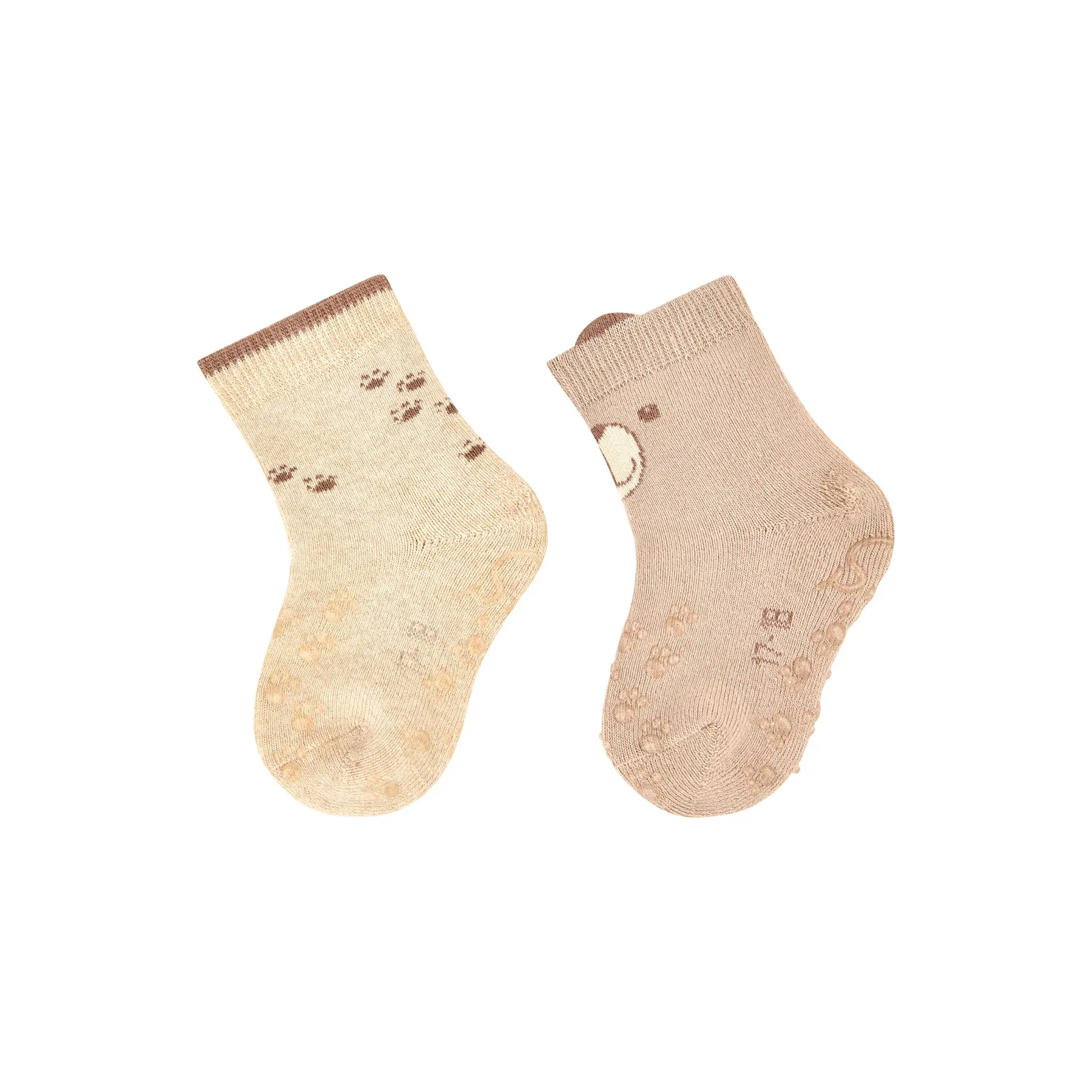 Chaussettes bébé Sterntaler ABS Crawling Bear (x2)