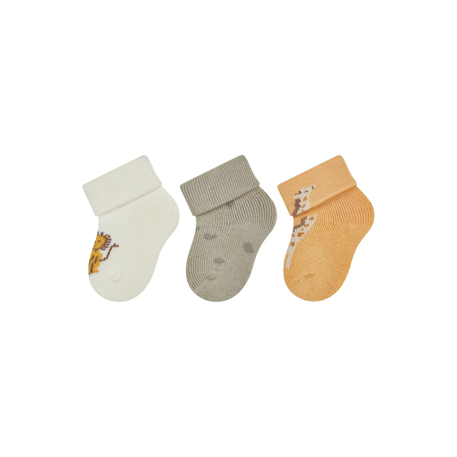 Chaussettes nouveau-né bébé Sterntaler Safari (x3)