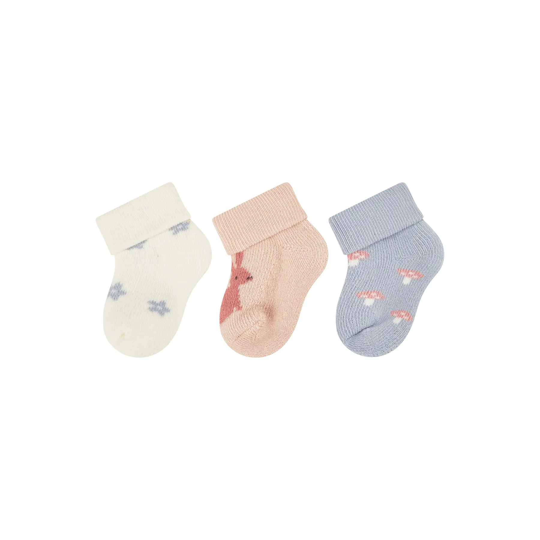 Sterntaler Mädchen Multicolore Socken Für Neugeborene Lapin (X3)