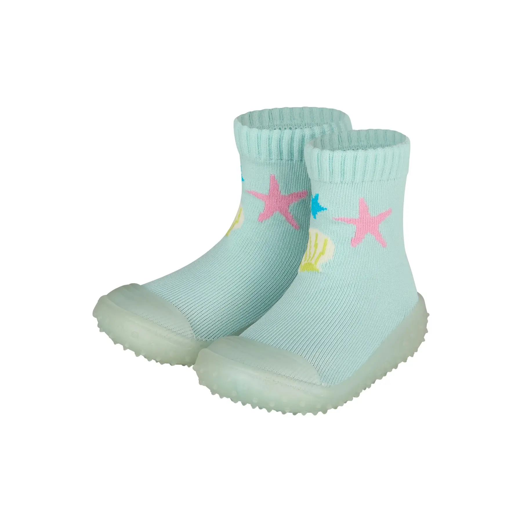 Chaussettes d'aventure avec semelle en caoutchouc à motif moules bébé fille Sterntaler
