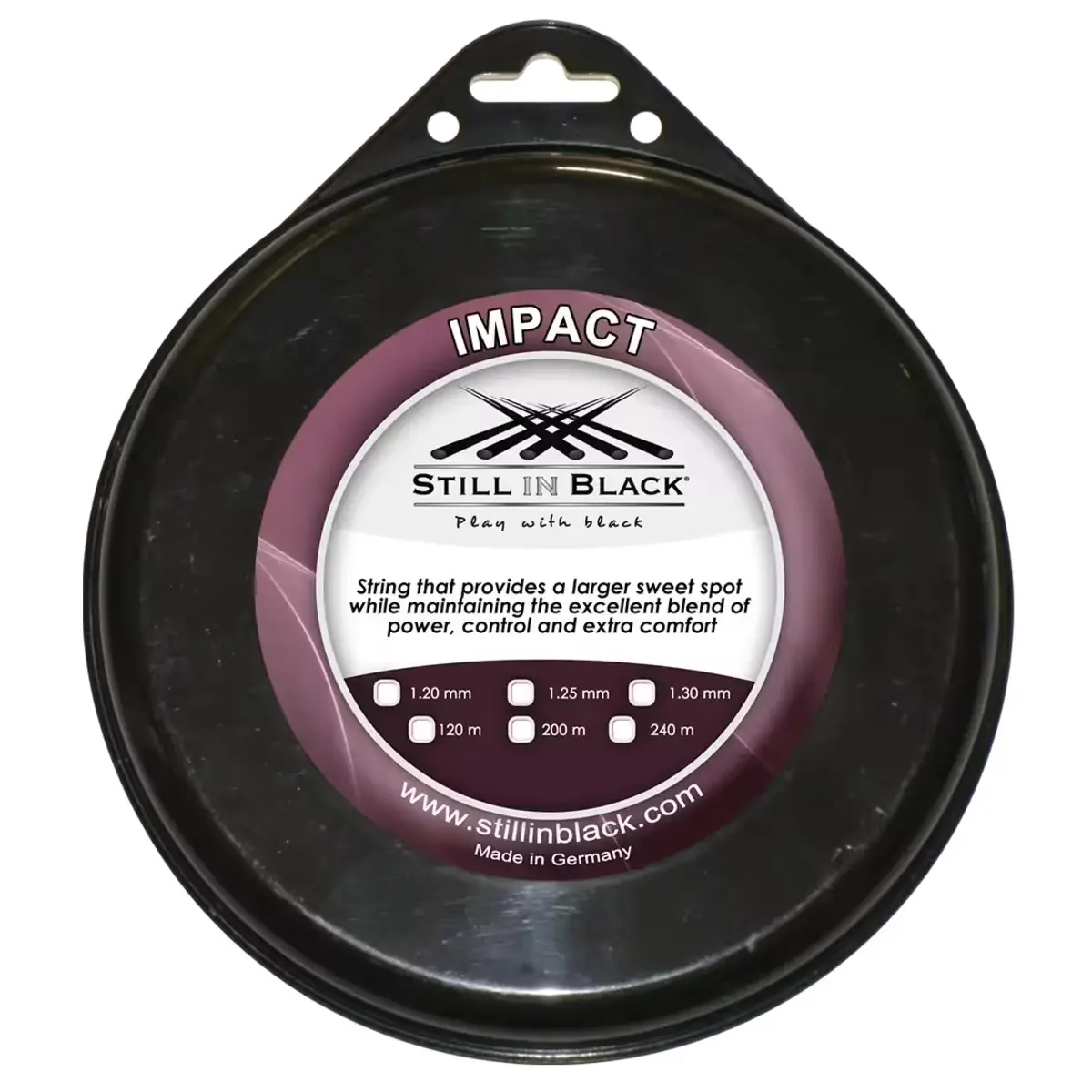 Spule für Tennissaiten Still in Black Impact 120 m