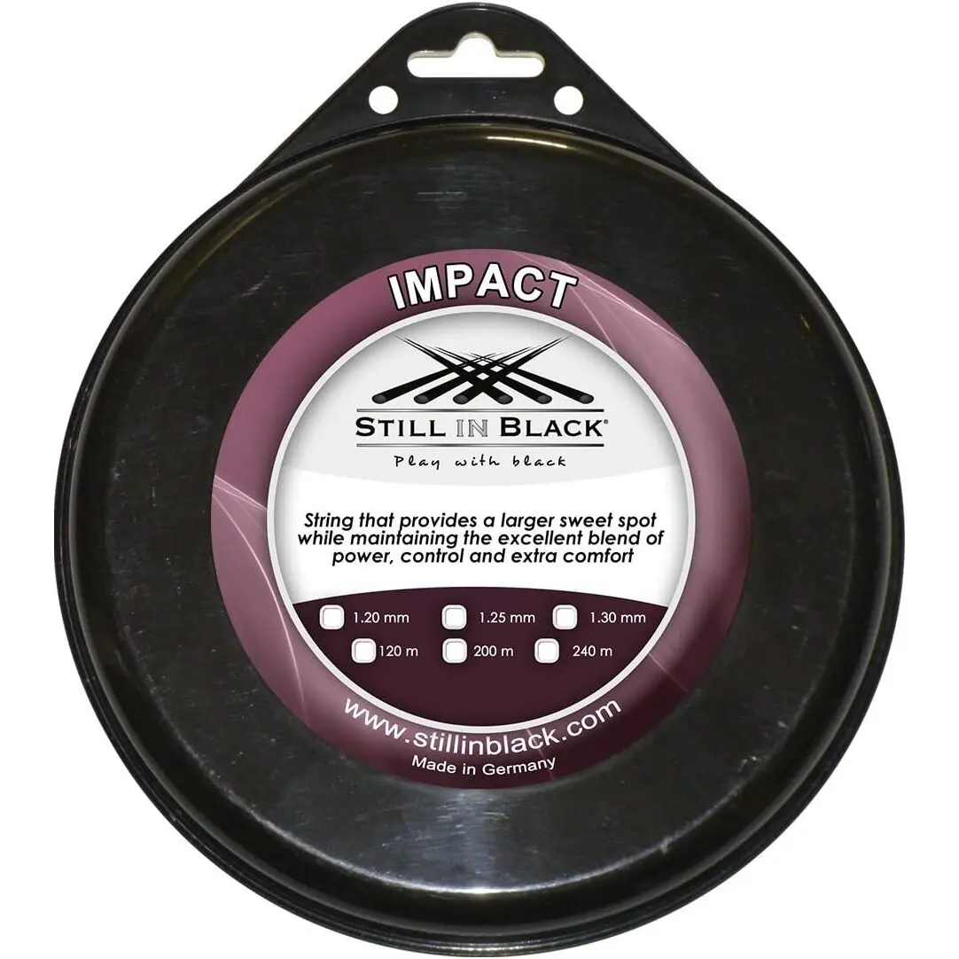 Spule für Tennissaiten Still in Black Impact 200 m