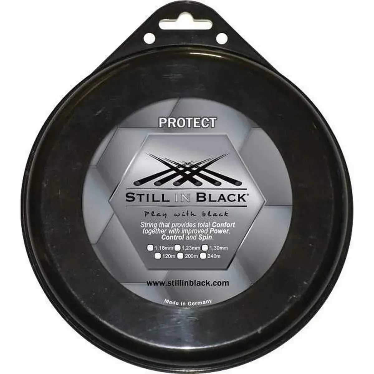 Tennissaiten Still in Black Protect 200 m