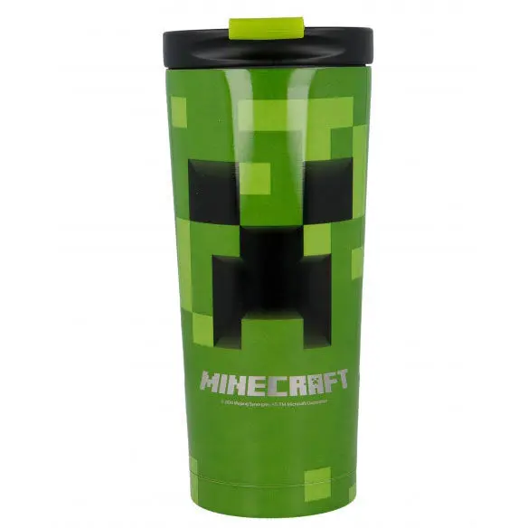 Stor Unisex Green Stainless Steel Travel Mug Minecraft