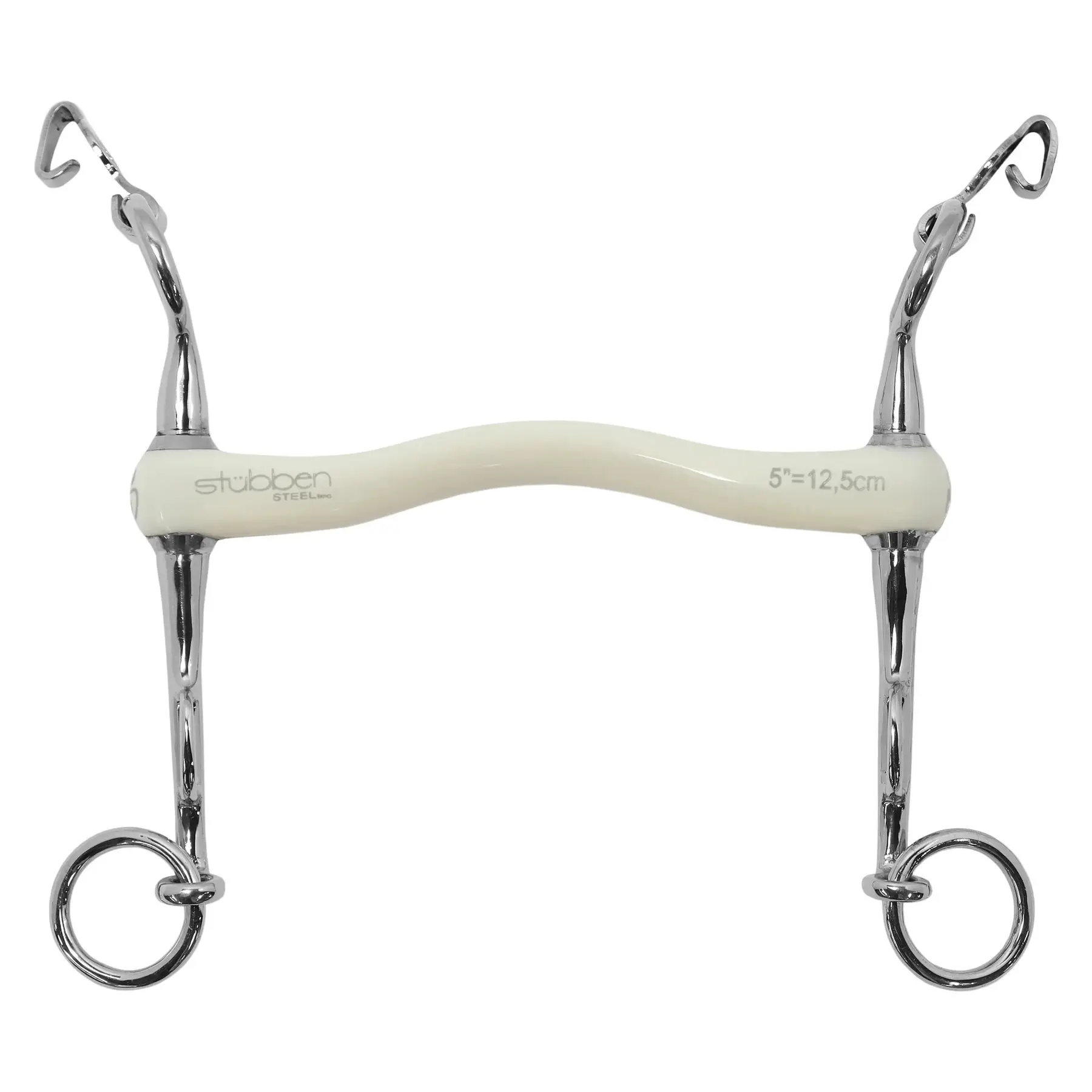Bridle bit for horse Stübben Fine Line Flex
