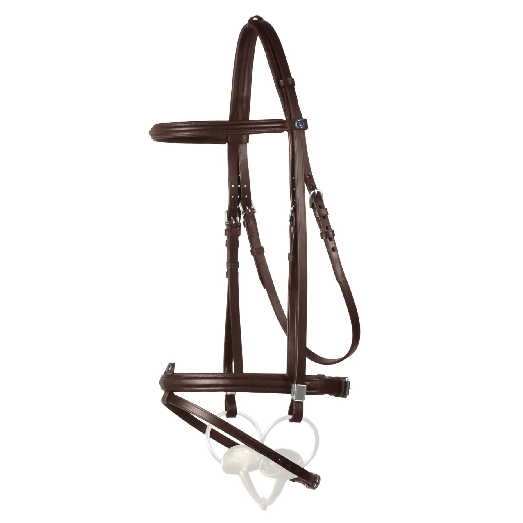 Combined riding bridle and noseband Stübben Leitrim
