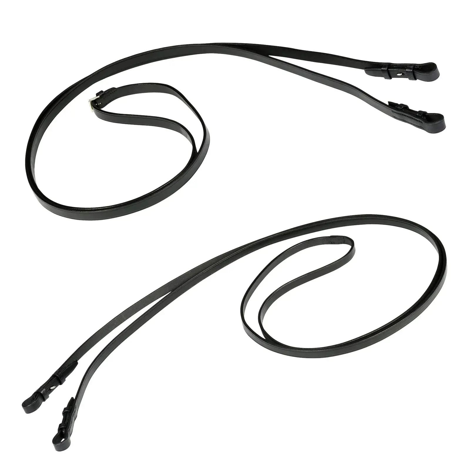 Narrow flat leather reins Stübben