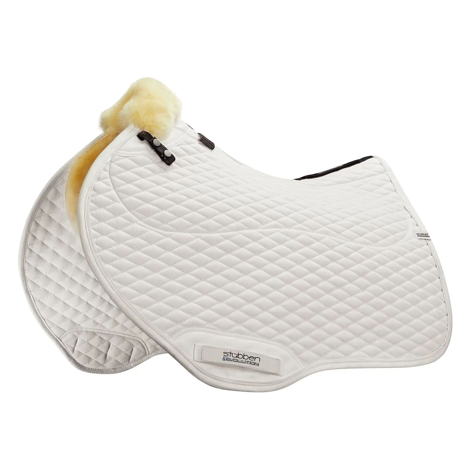 Sheepskin saddle pad for horses Stübben Streamline Close Contact