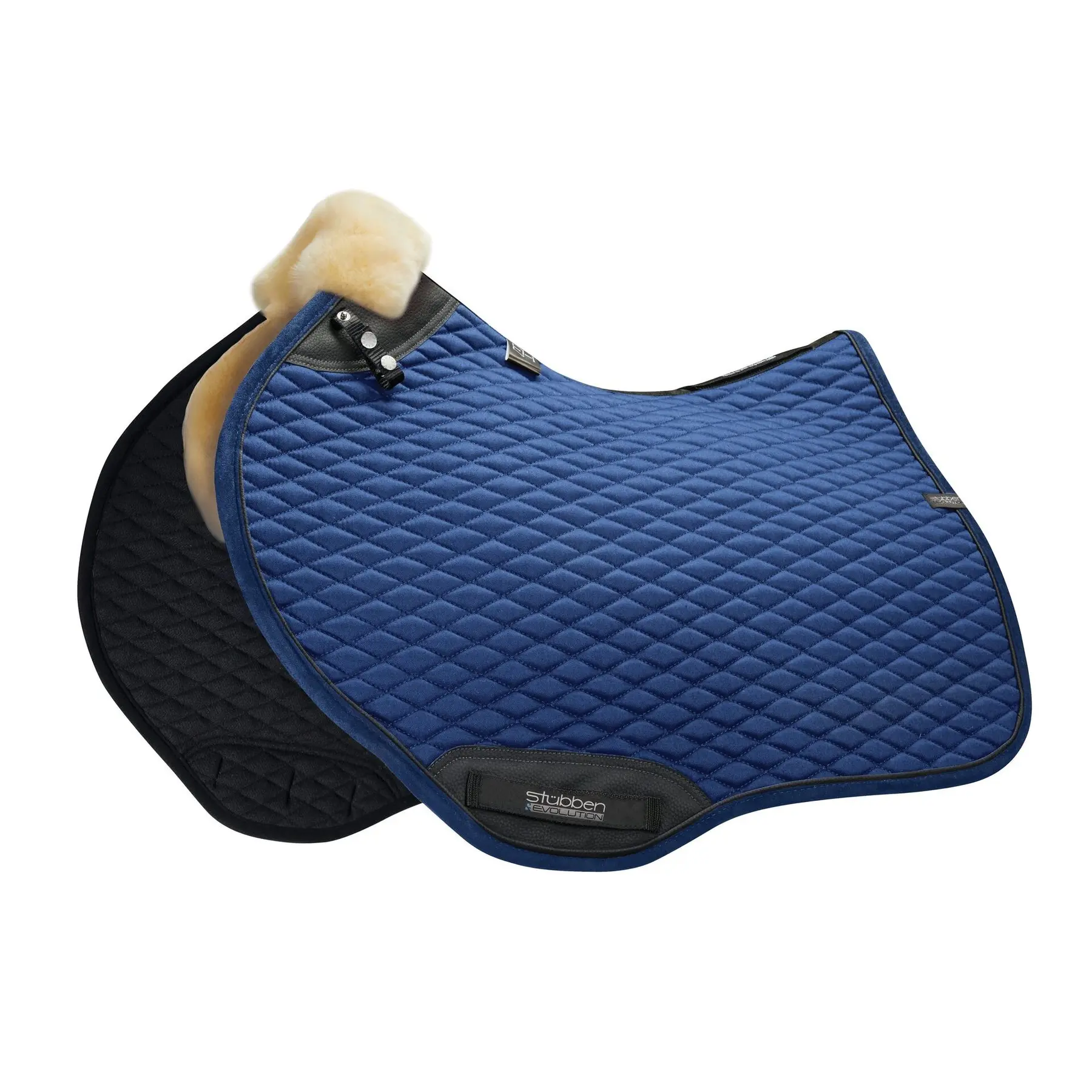 Sheepskin saddle pad for horses Stübben Streamline Close Contact