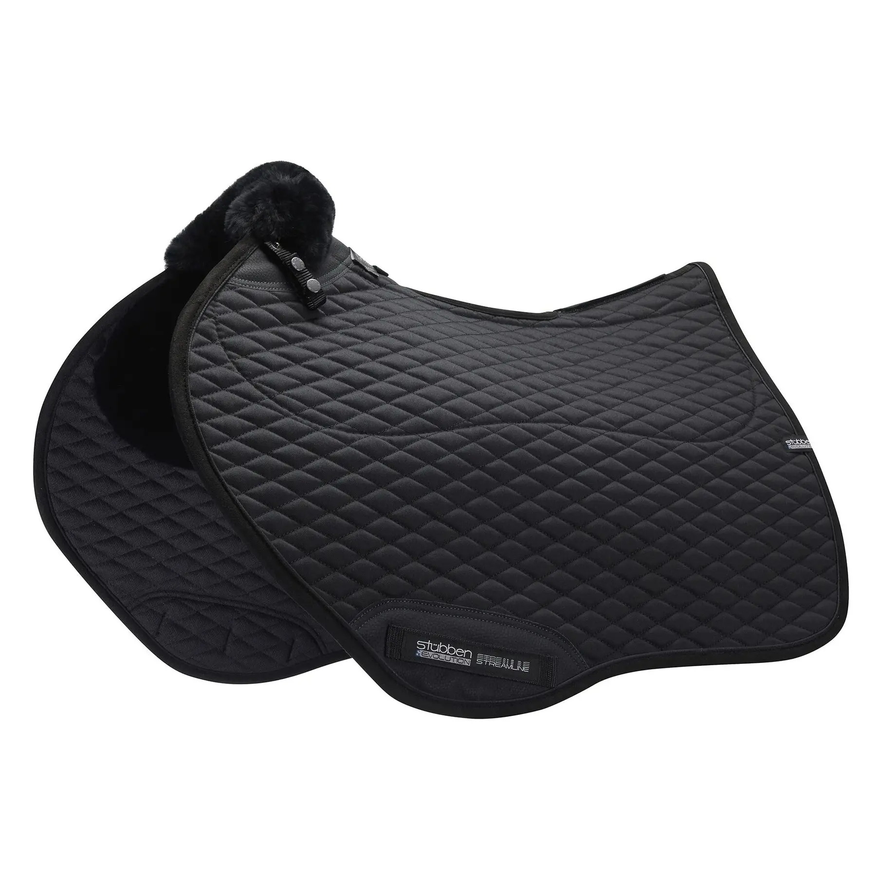 Sheepskin show jumping saddle pad Stübben Streamline Close Contact