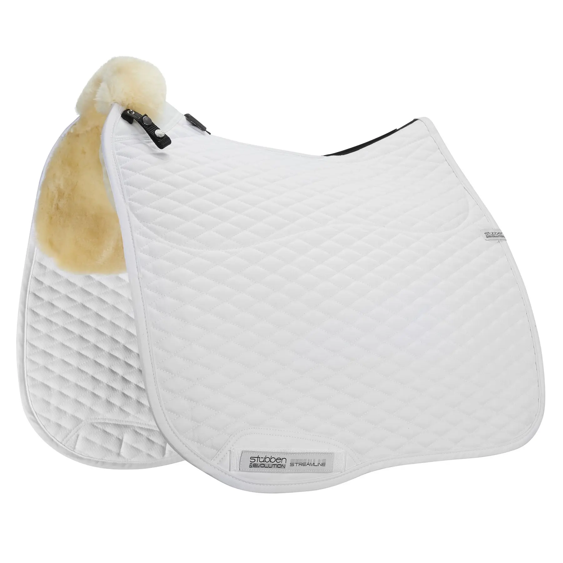 dressage saddle pad  lined with lambskin at the withers Stübben Streamline