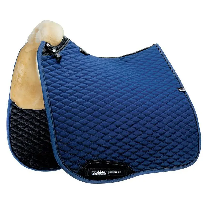 Sheepskin dressage saddle pad Stübben Streamline