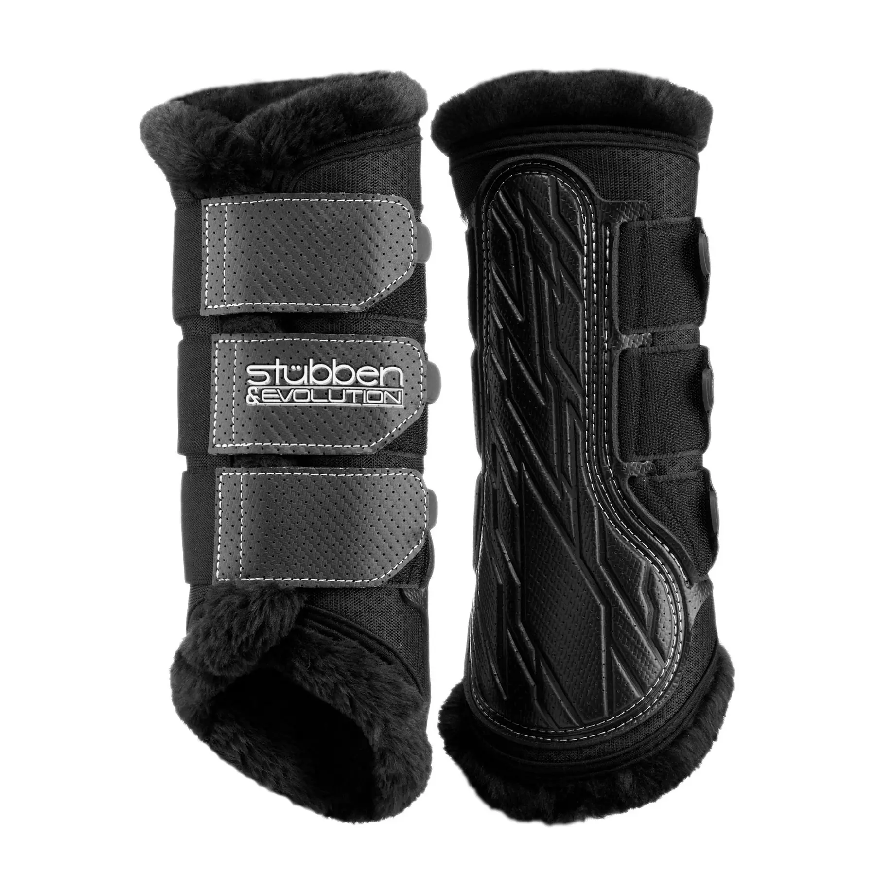 Fleece-lined closed horse boots Stübben Airflow
