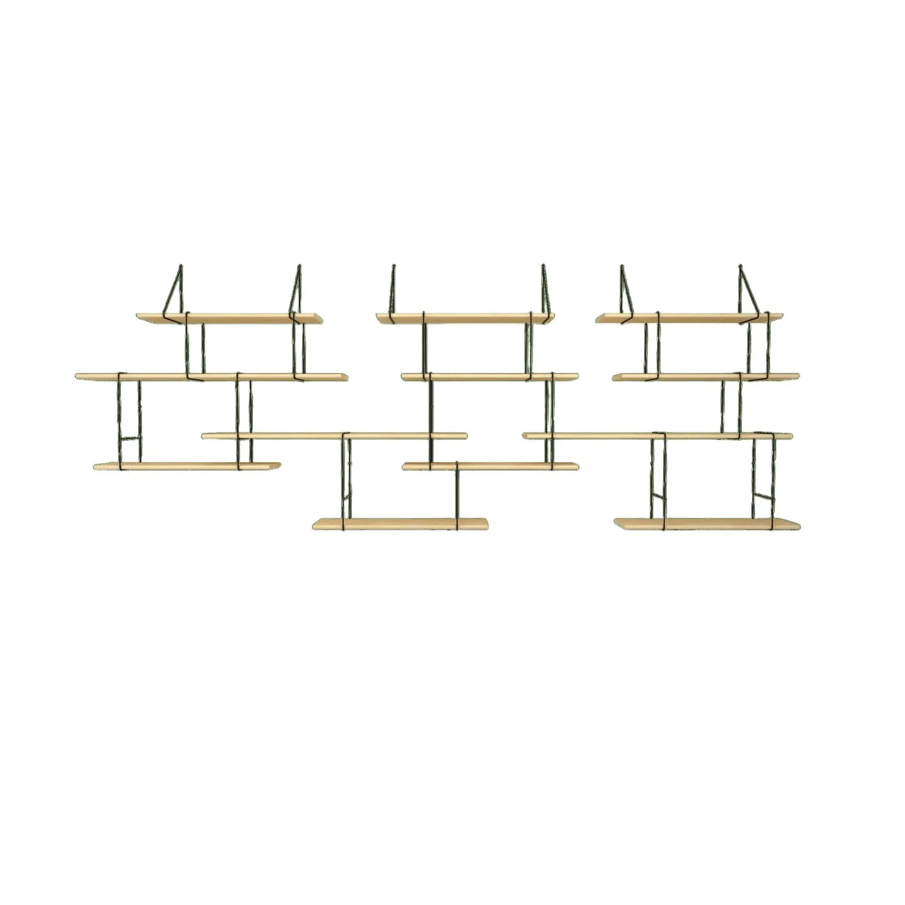 Étagère murale Studio Hausen Trio link shelf Étagère murale Studio Hausen Trio link shelf