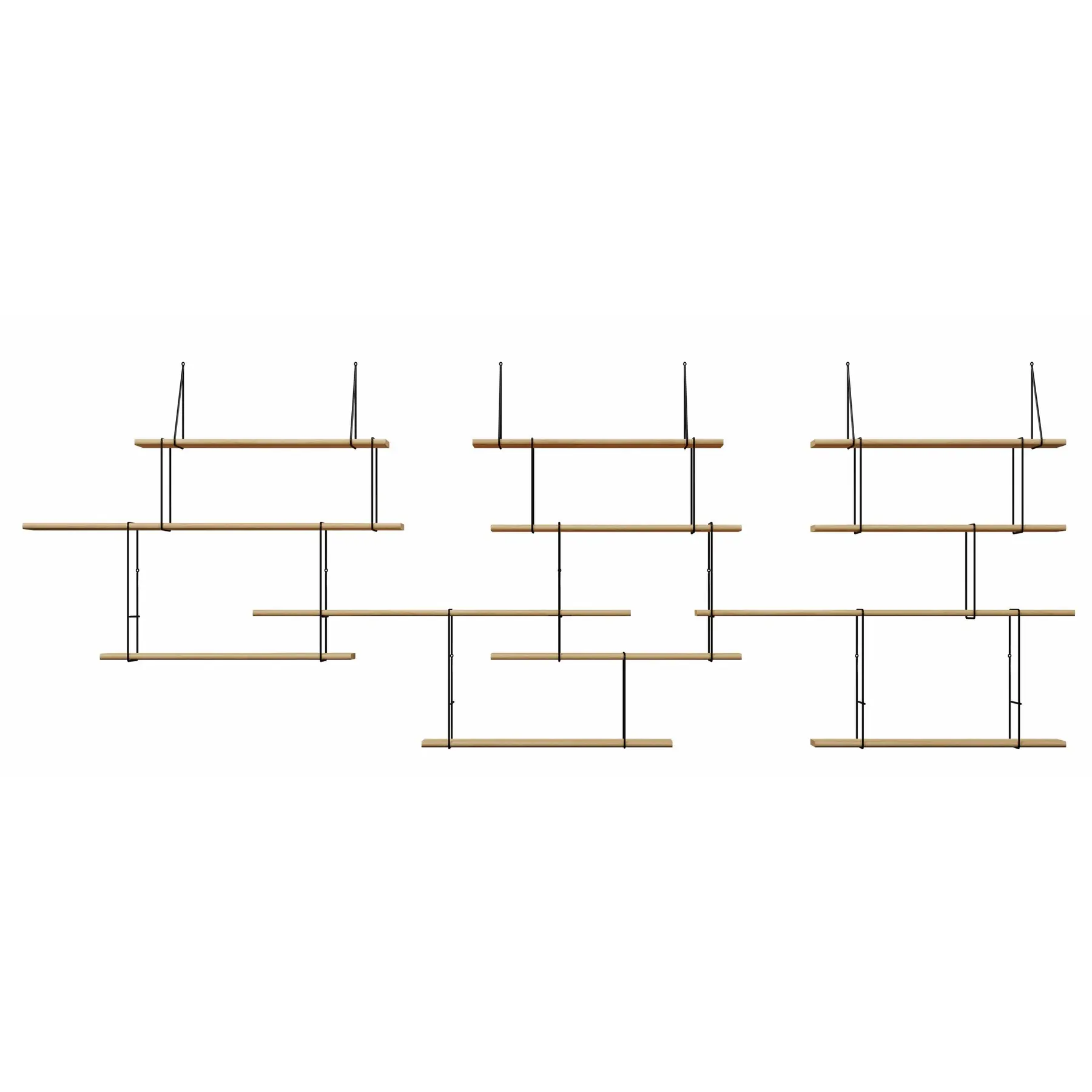 Étagère murale Studio Hausen Trio link shelf Étagère murale Studio Hausen Trio link shelf
