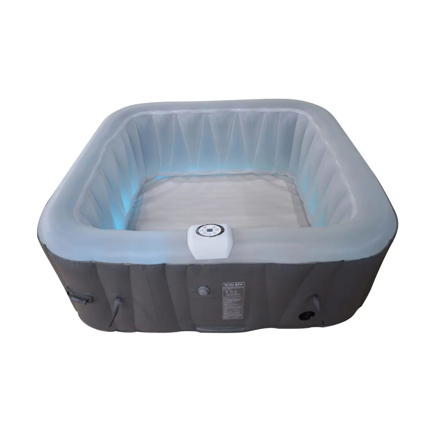 Quadratisches 6-Personen-aufblasbares Spa Sun Spa