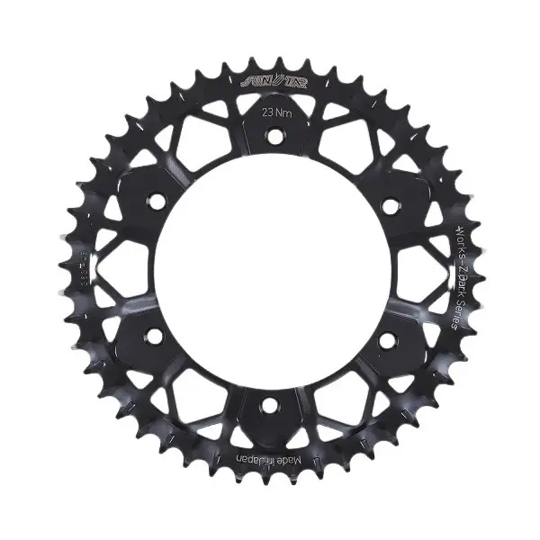 Motorradkrone ergal Anti-Schlamm Sunstar 49T