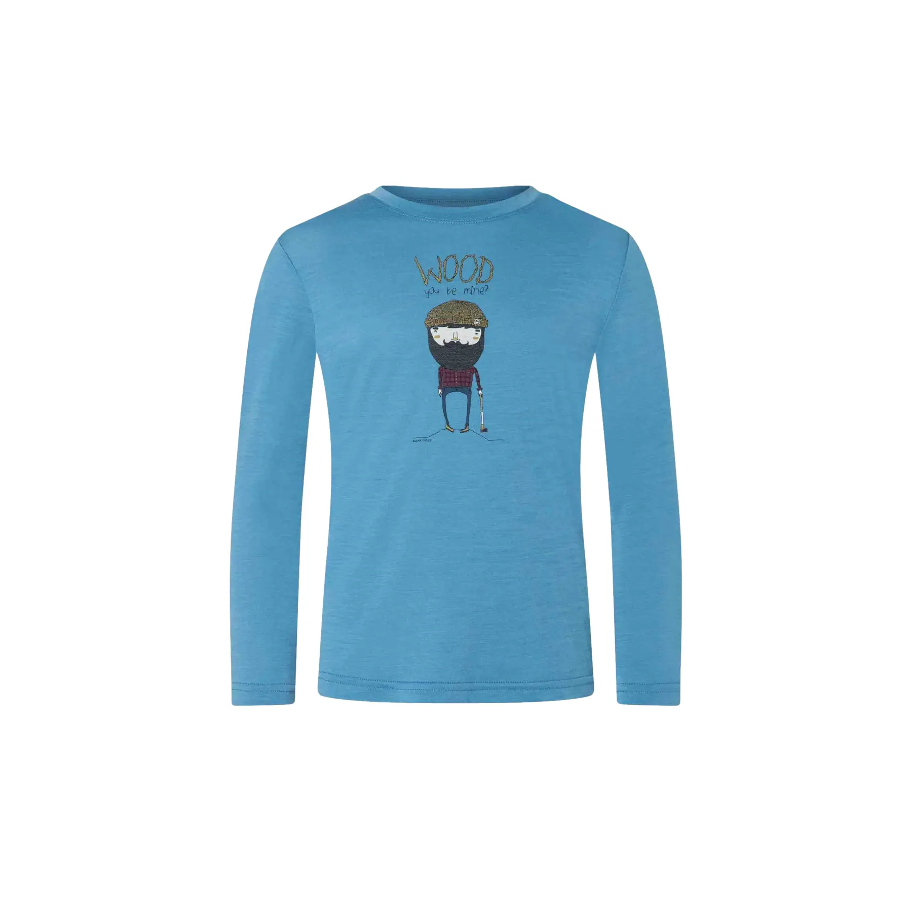 Langarmshirt Kind super.natural Wood Crafti