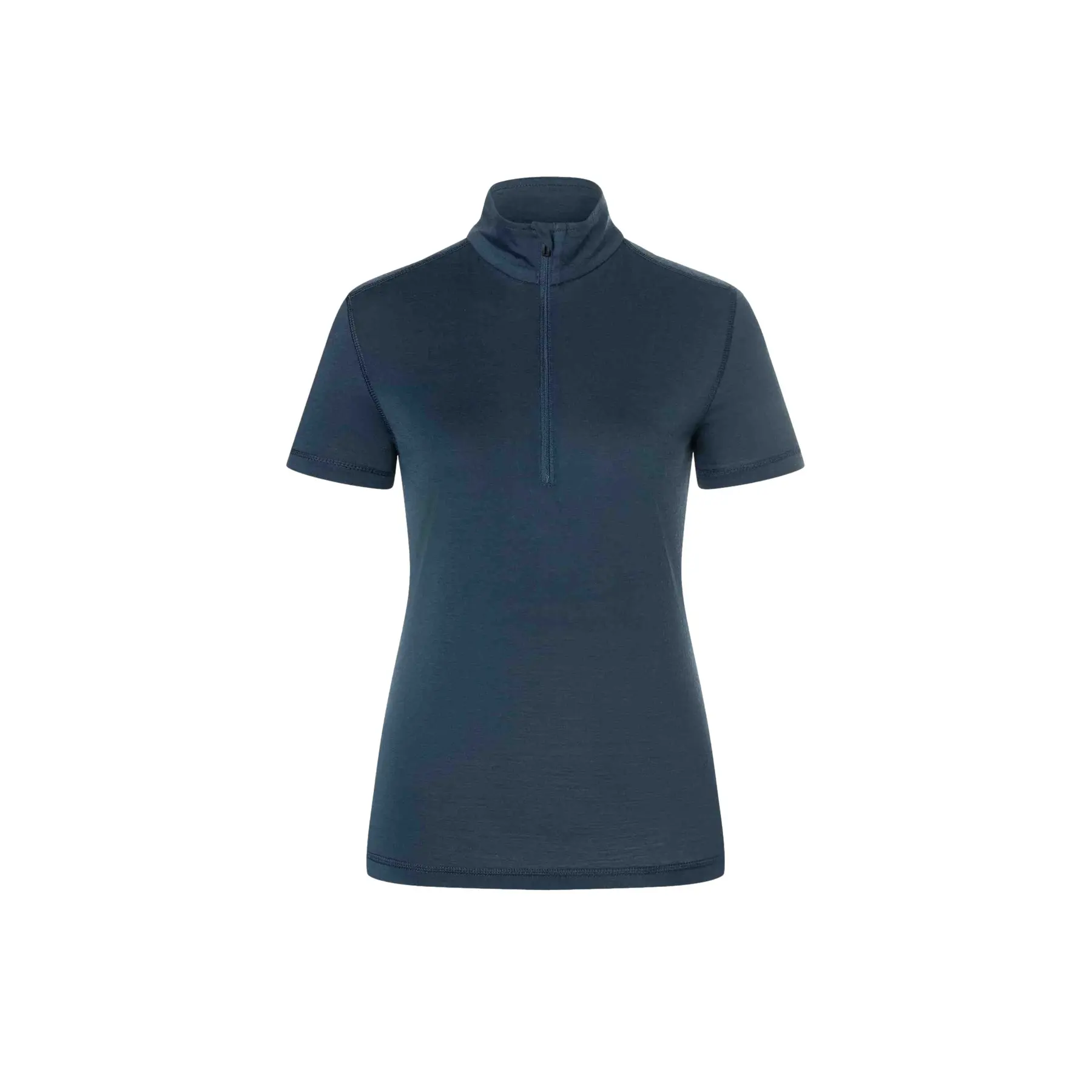 Super.natural Women's Bleu 1/4 Zip T-Shirt Tundra 175